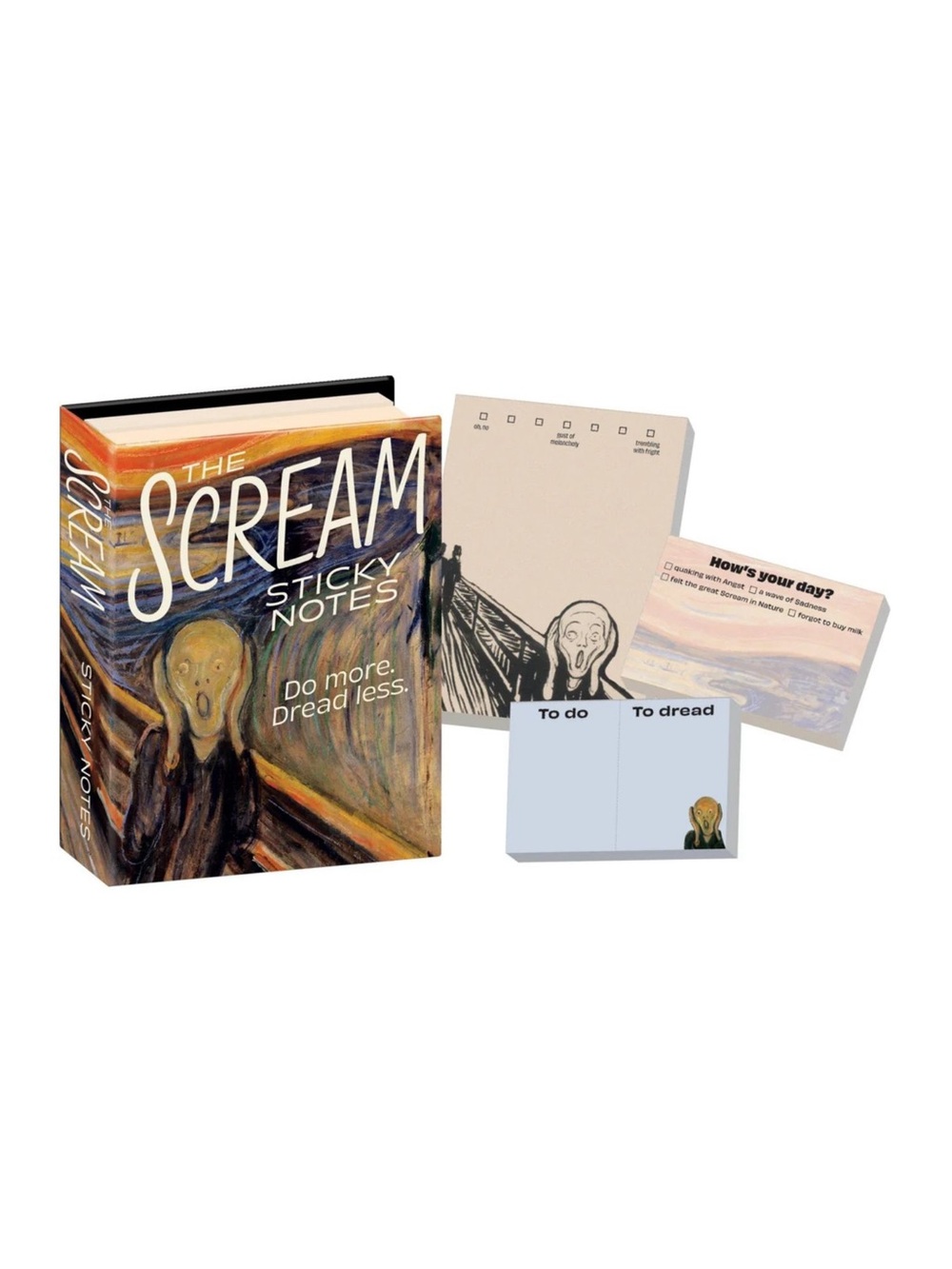 Edvard Munch’s “The Scream” Mini Sticky Notes Set